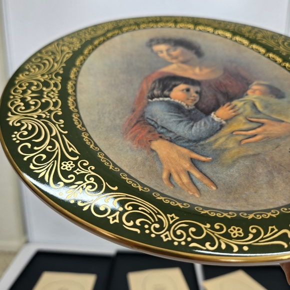 Pickard "Precious Moments" by Irene Spencer Decorative Plates Of 3 Vintage W Box - Picture 8 of 16